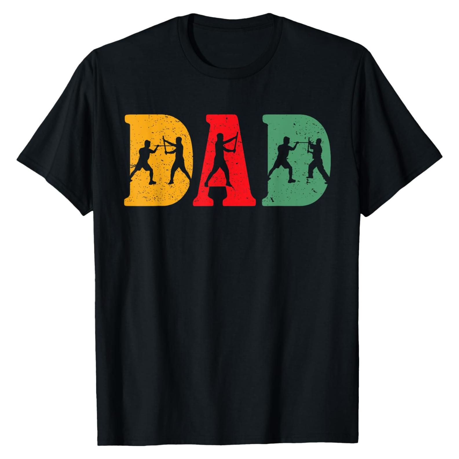 Camiseta Retro Papá Artes Marciales Eskrima - Humor y Amor