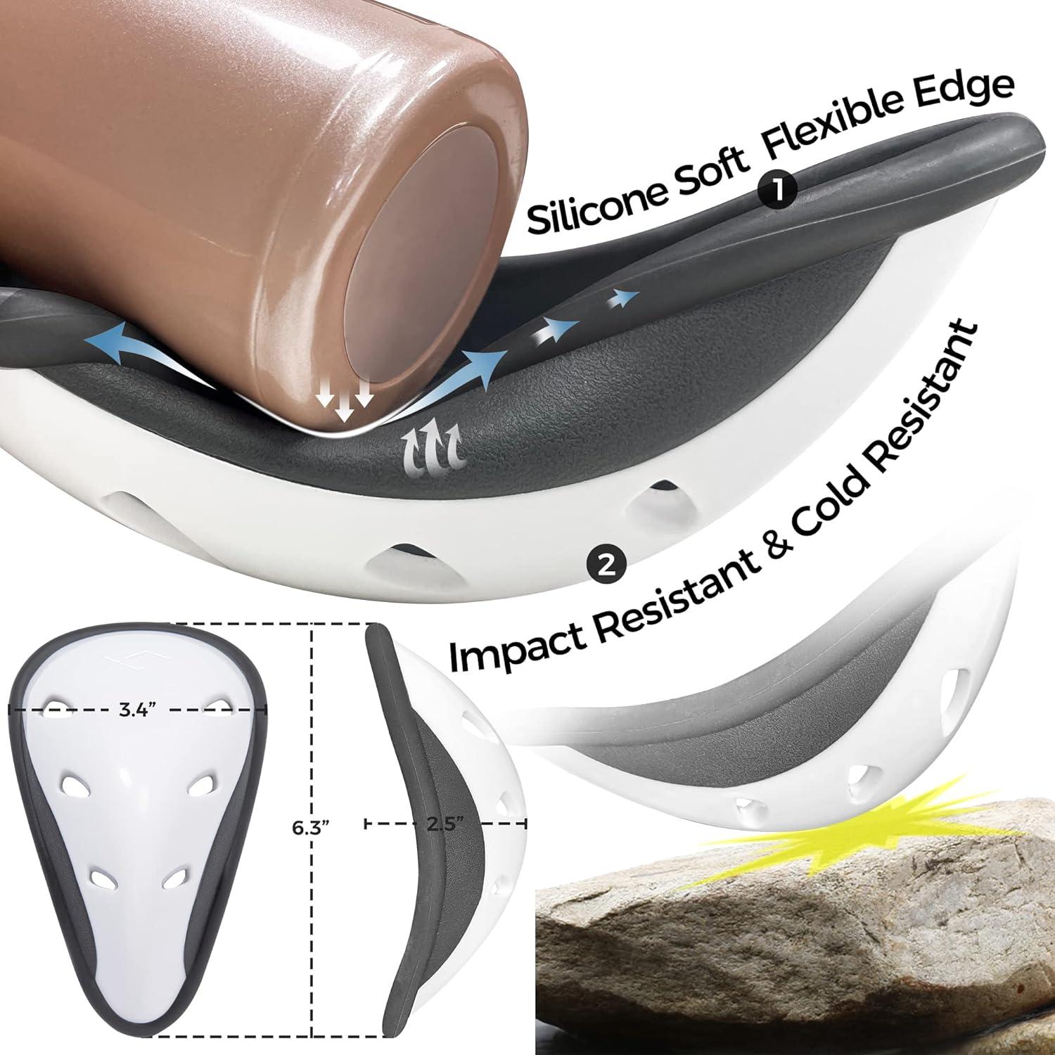 Pantalones Cortos COOLOMG con Copa para Hombre - Negro XL