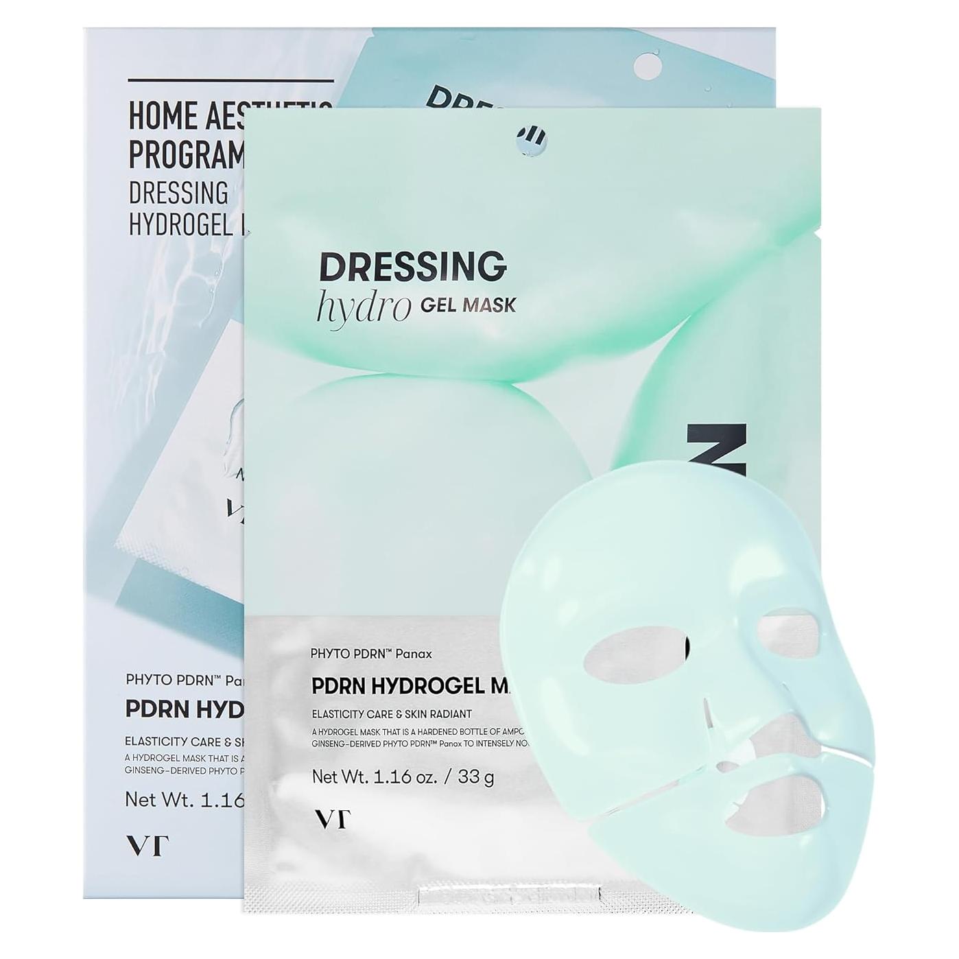 Mascarilla de Hidrogel VT COSMETICS PDRN 4x33g Nutritiva