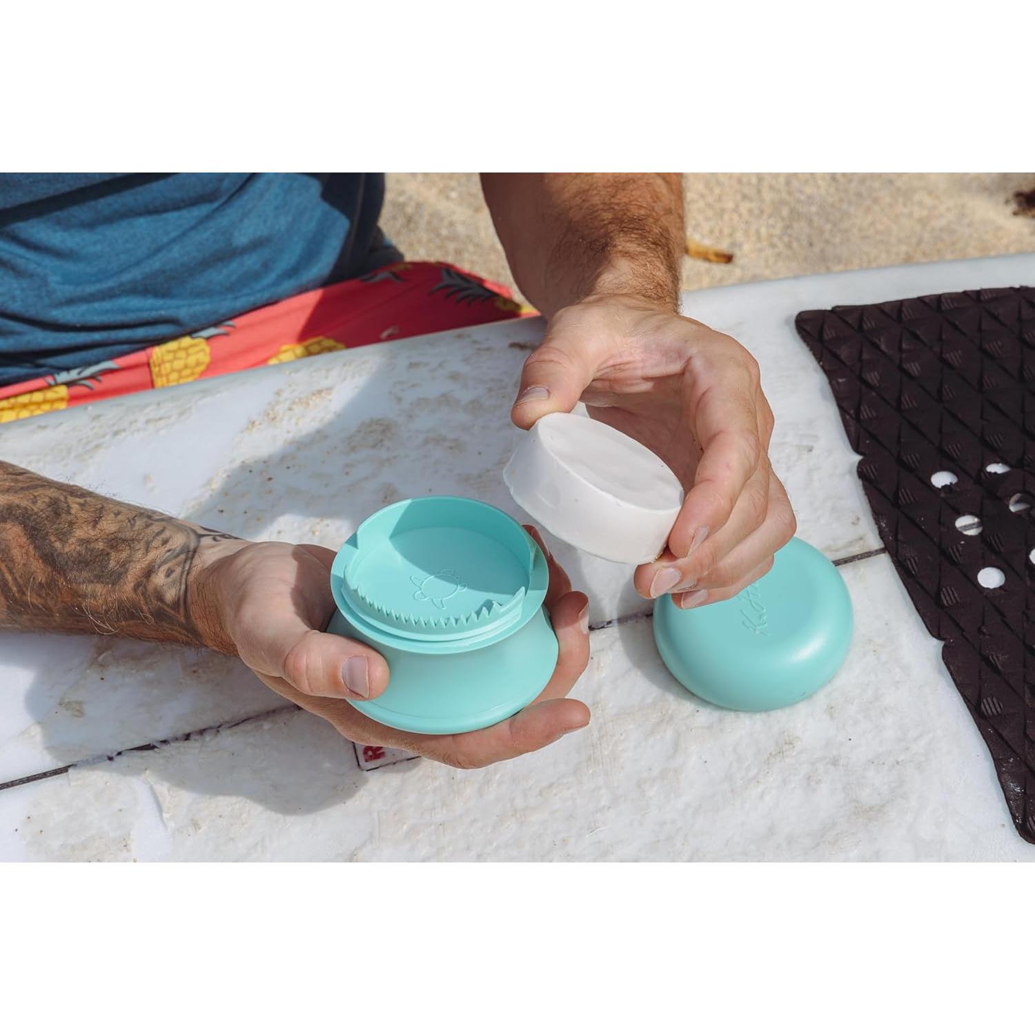 Raspador de Cera de Surf K. Honu El Jelly Ergonómico 6.99 cm