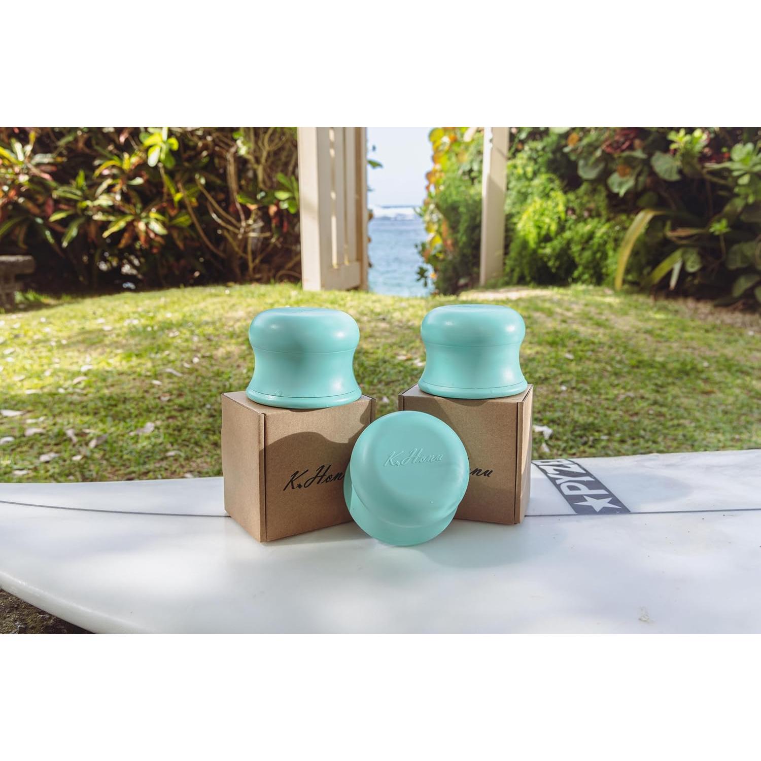 Raspador de Cera de Surf K. Honu El Jelly Ergonómico 6.99 cm