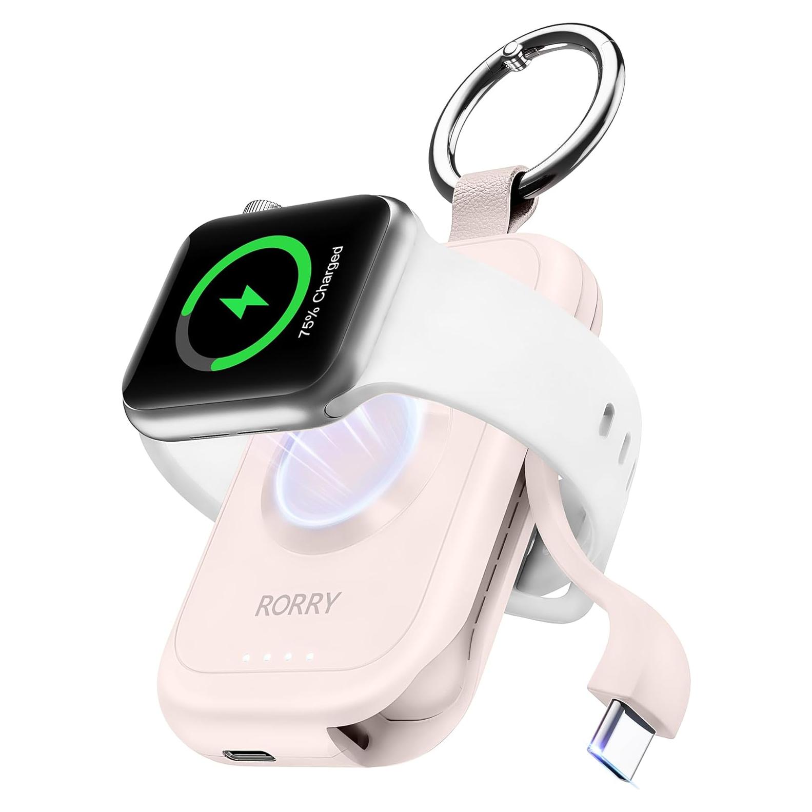Cargador Portátil RORRY para Apple Watch 2500mAh Carga Rápida
