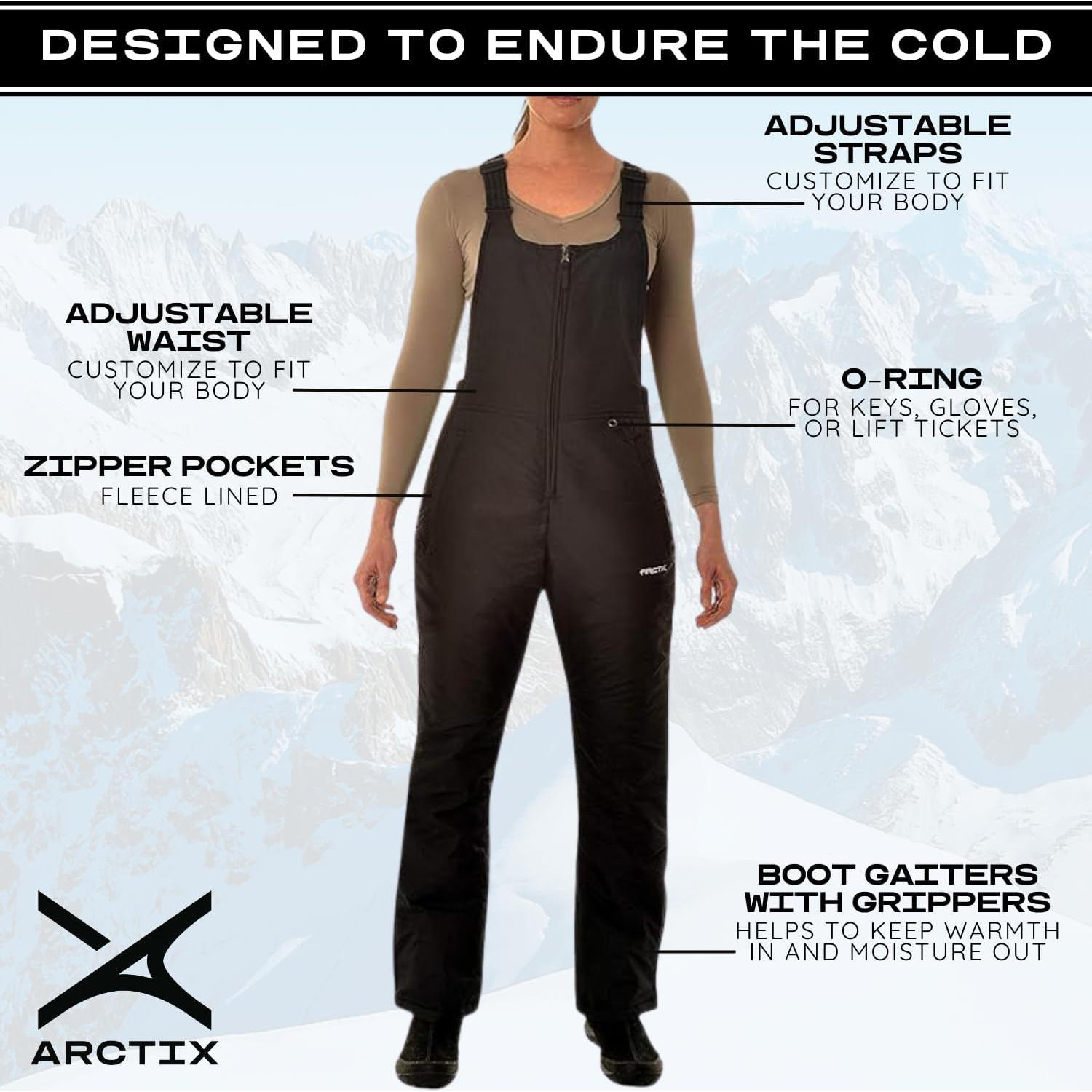 Overoles Aislantes para Mujeres Arctix - Negro - Mediano