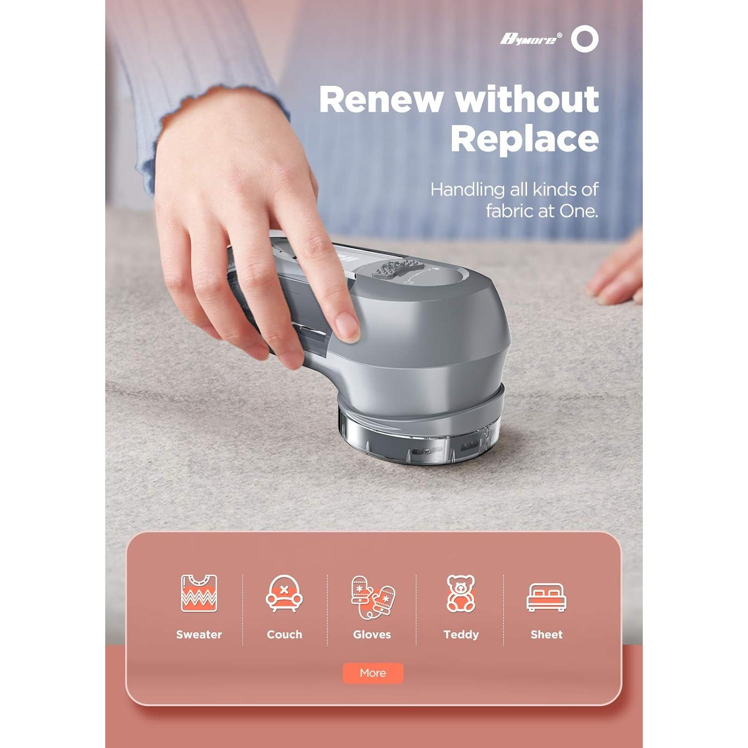 Afeitadora de tela Bymore SN9088, 2 en 1, gris