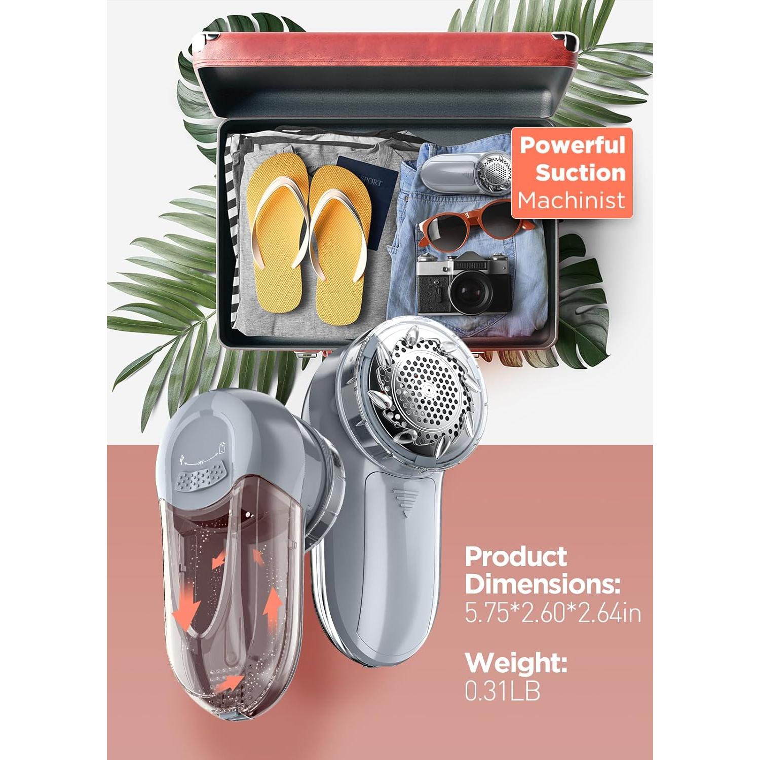 Afeitadora de tela Bymore SN9088, 2 en 1, gris