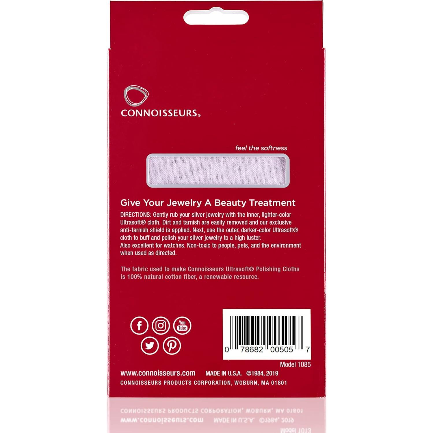 Paño de Pulido CONNOISSEURS 35,5x35,5 cm para Joyería