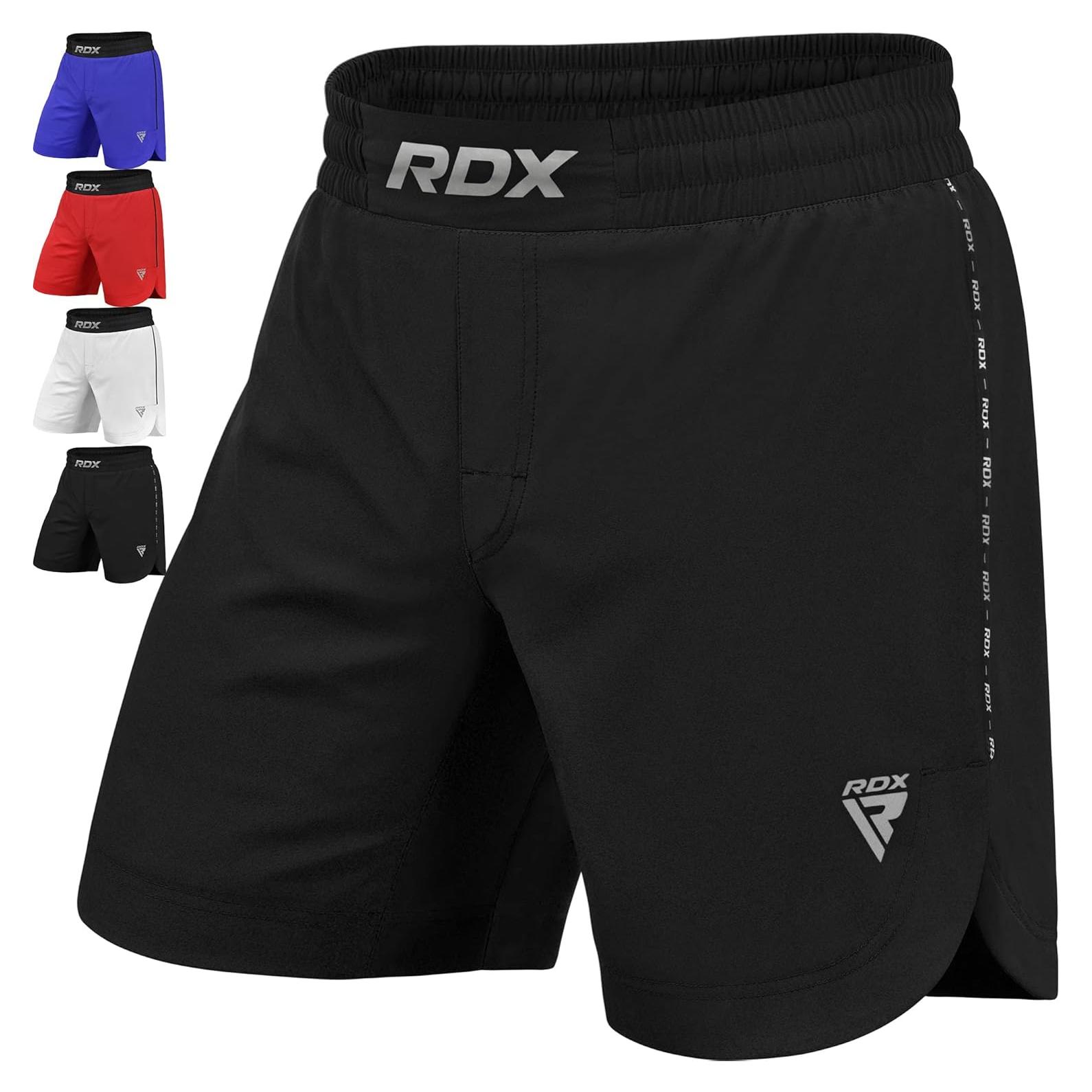Pantalones Cortos de MMA RDX para Entrenamiento - Negro Mediano
