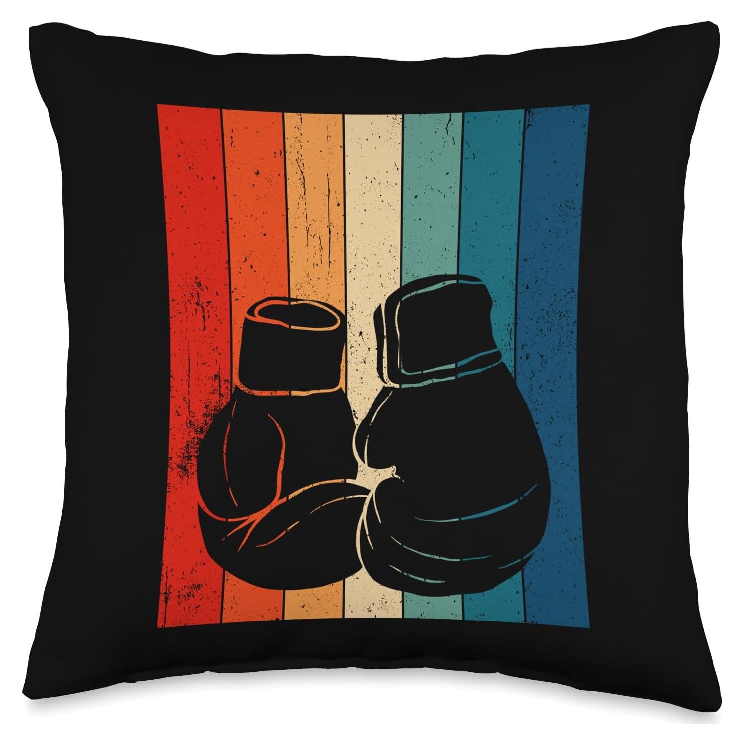 Cojín Retro de Kickboxing 40x40 cm Multicolor Poliester