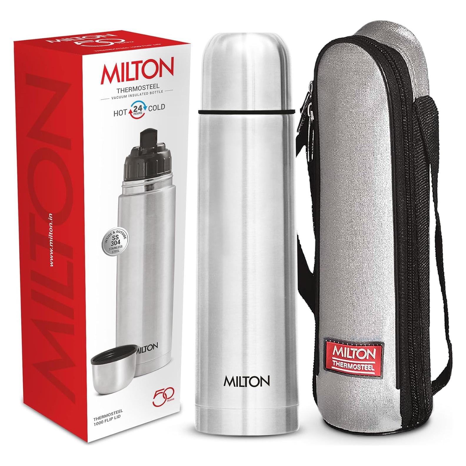 Termo Milton Flask 1000ml Acero Inoxidable Doble Pared