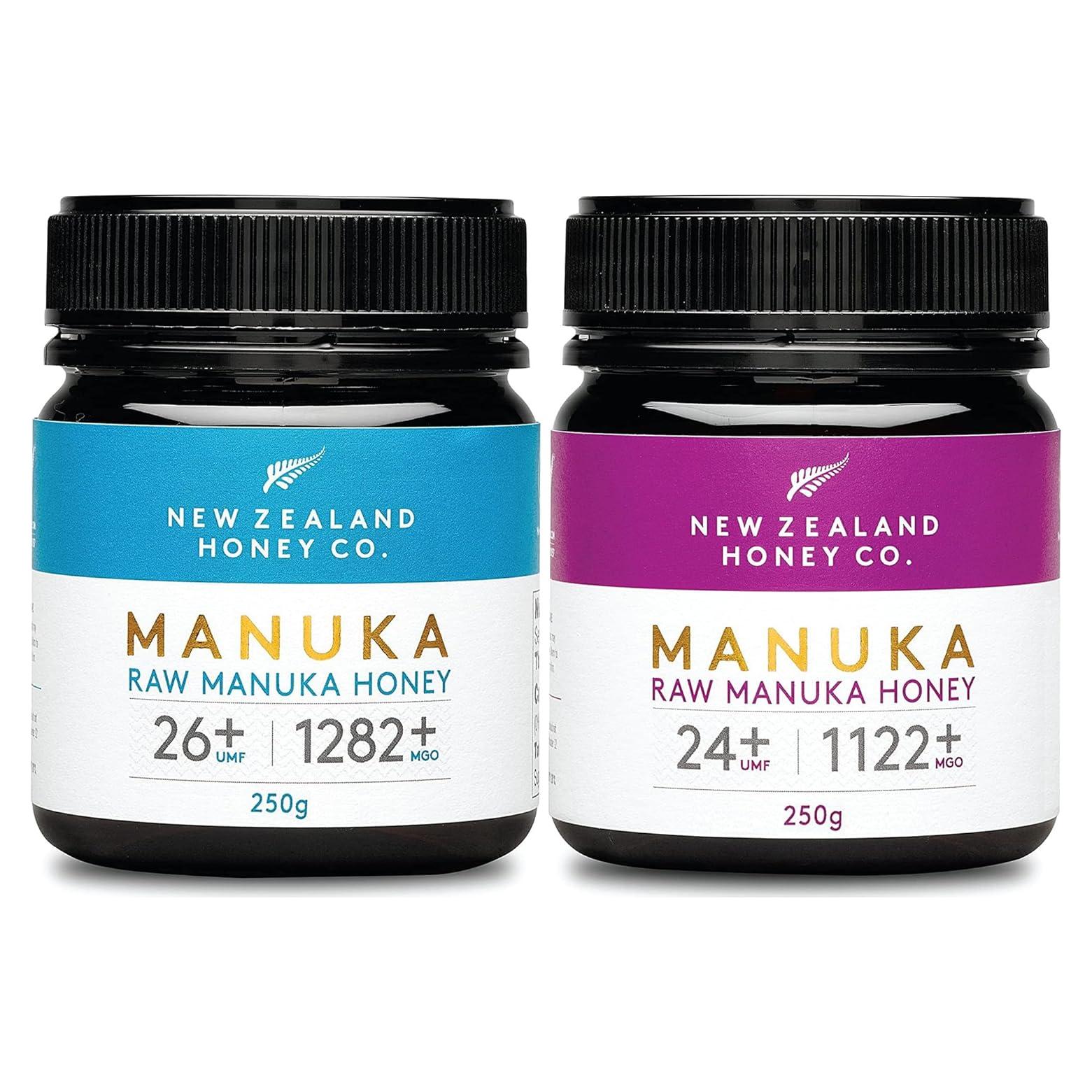 Miel Cruda de Manuka UMF 26+ y 24+ - 248 g cada una