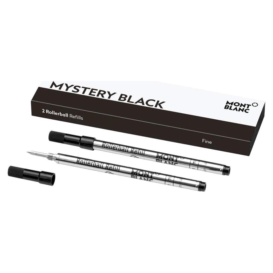 Recargas Rollerball Montblanc Fino Negro Misterioso 2 Unidades