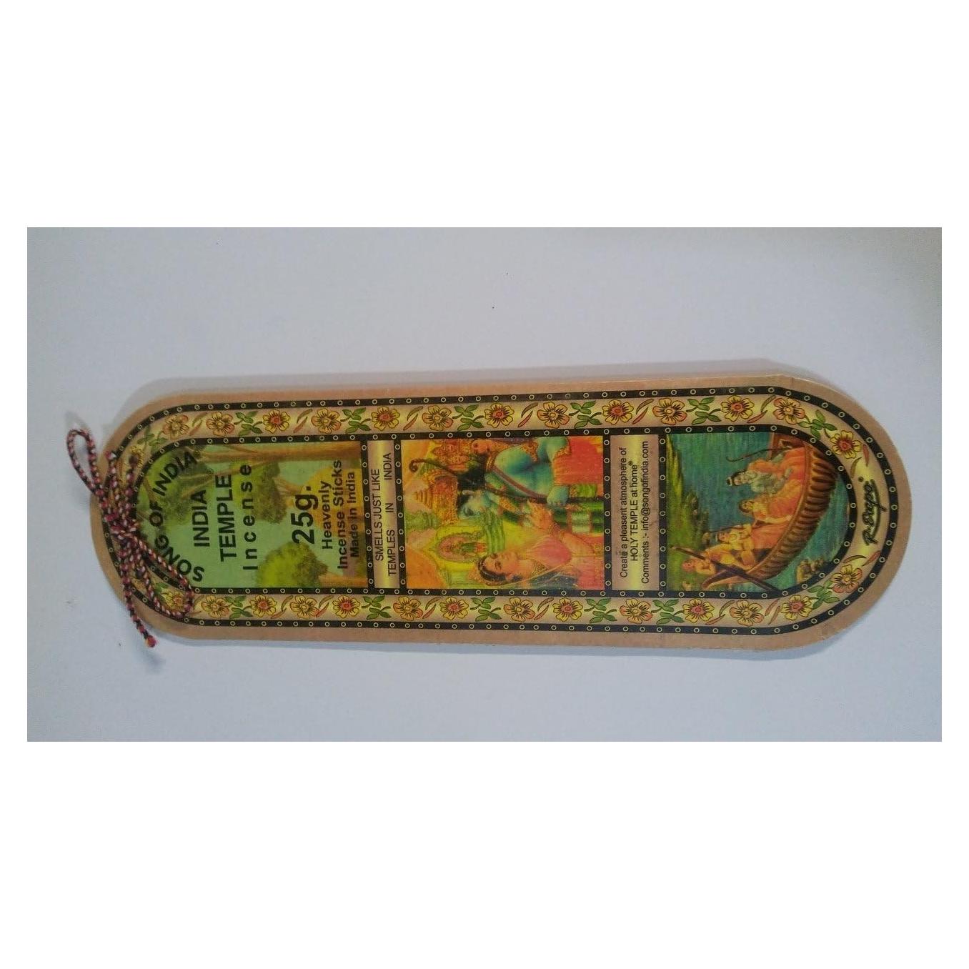 Incienso de Templo Canción de India - 20 Varitas 25g