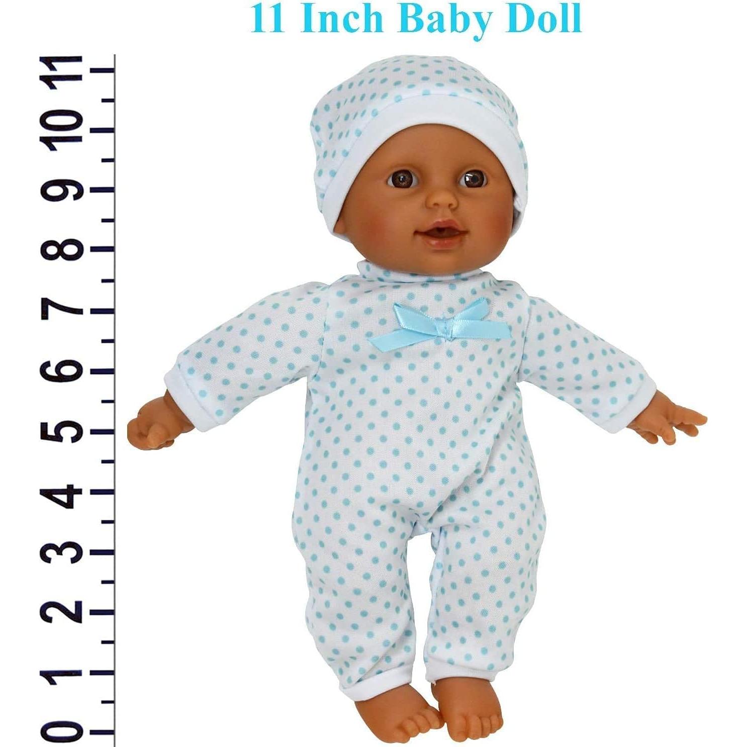 Muñeca de Bebé Hispana 27.9 cm - The New York Doll