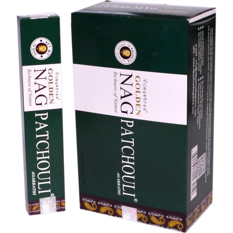 Incienso Nag Patchouli Vijayshree - 180 varitas de 365g
