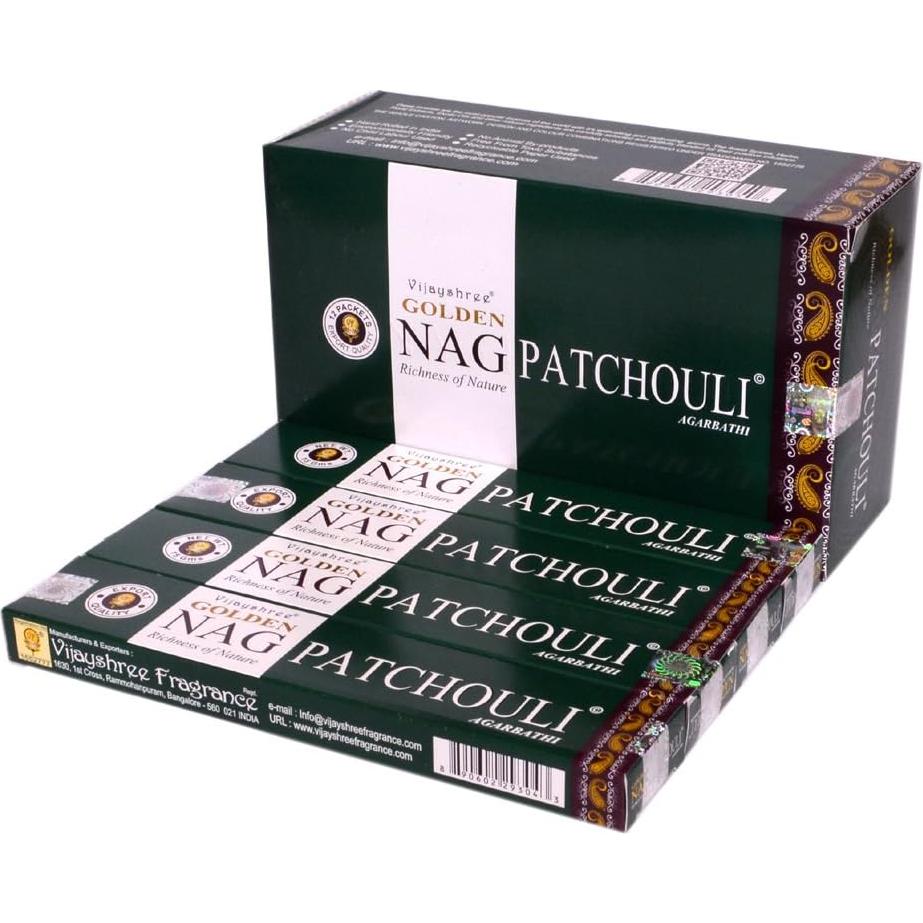 Incienso Nag Patchouli Vijayshree - 180 varitas de 365g