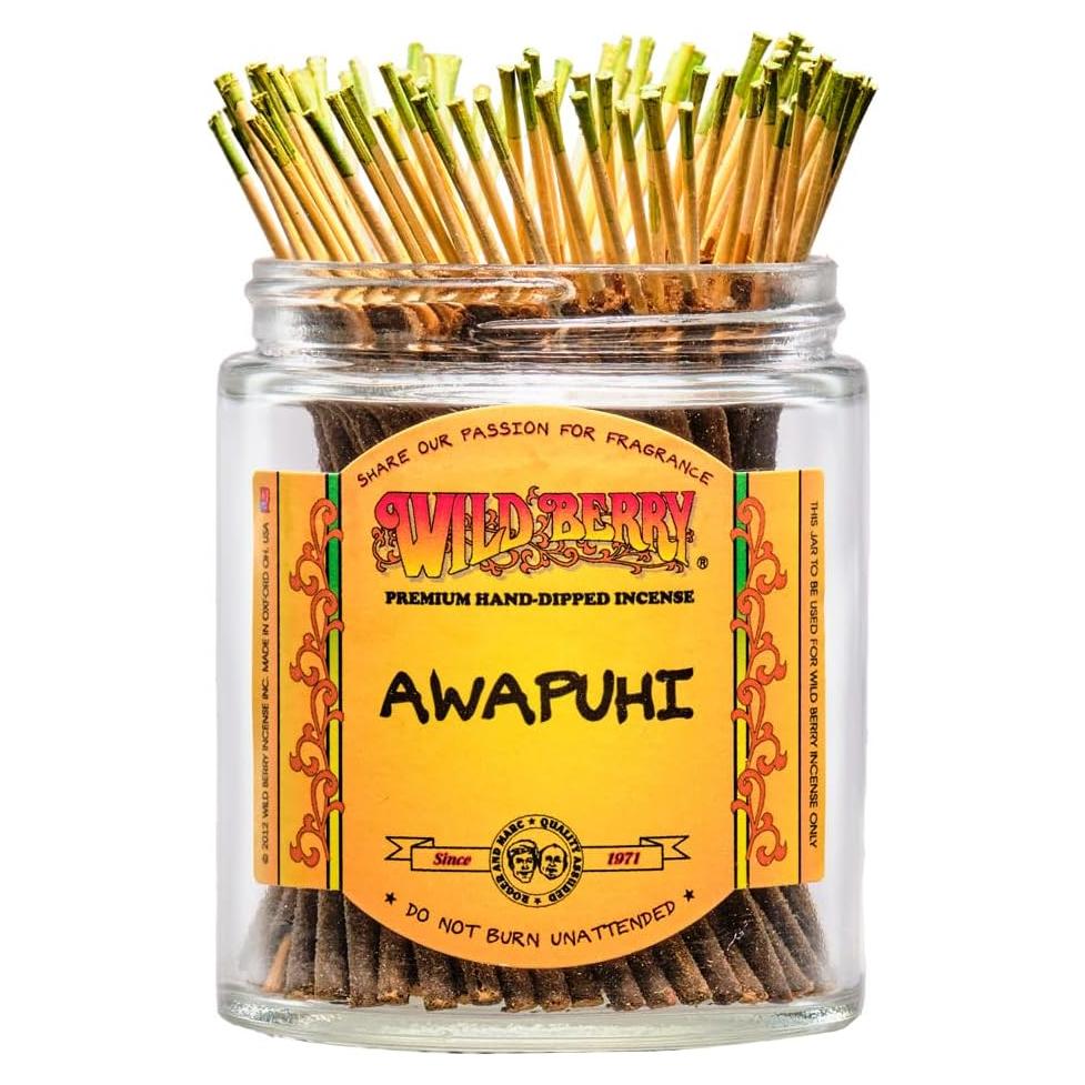 Incienso Wild Berry Awapuhi - 100 Varitas de 10 cm