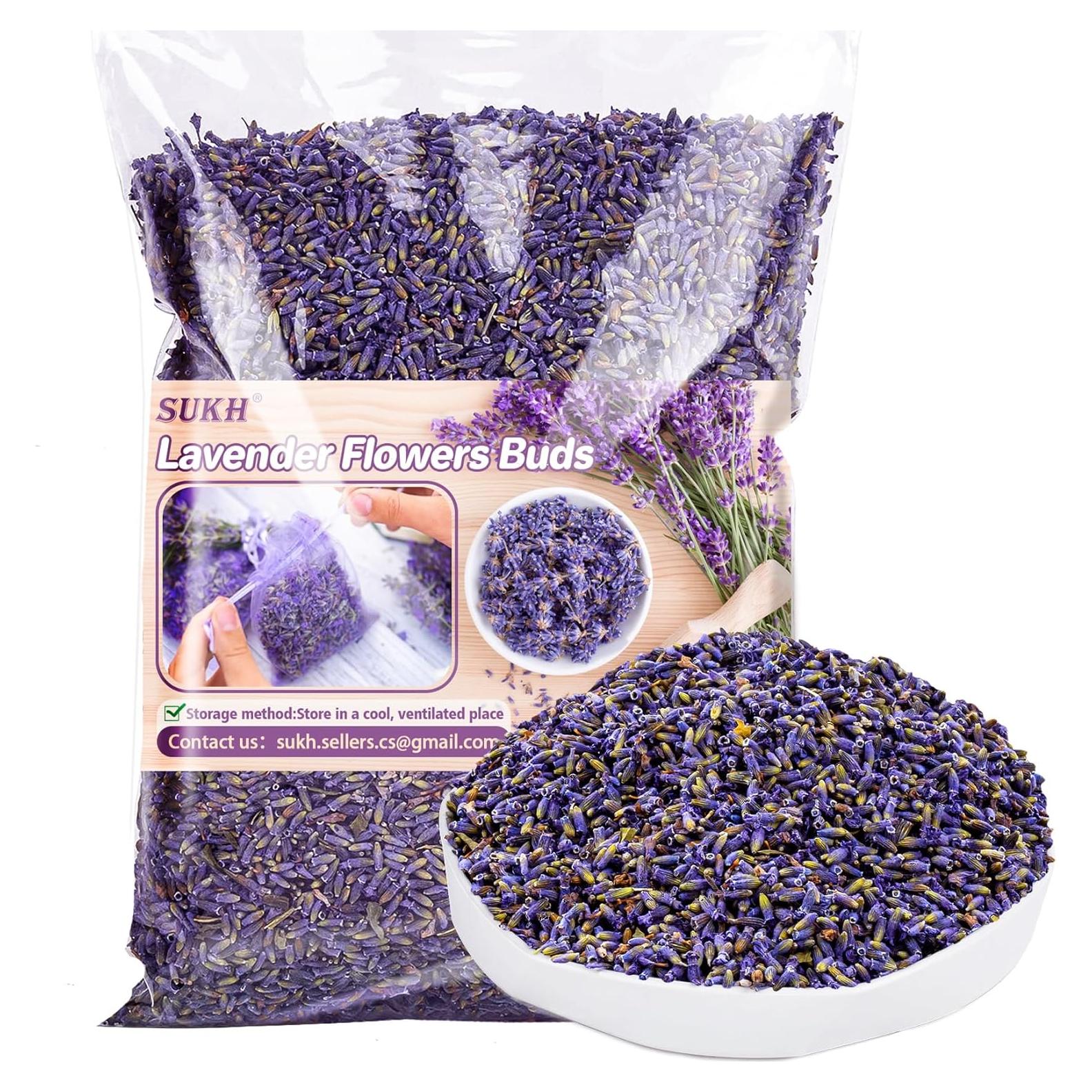 Flores Secas de Lavanda Sukh 85g - Aromatizantes Naturales