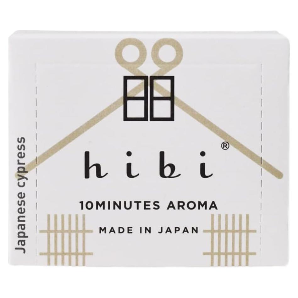 Cerillas de Incienso HiBi Caja 30 Varitas Ciprés Japonés