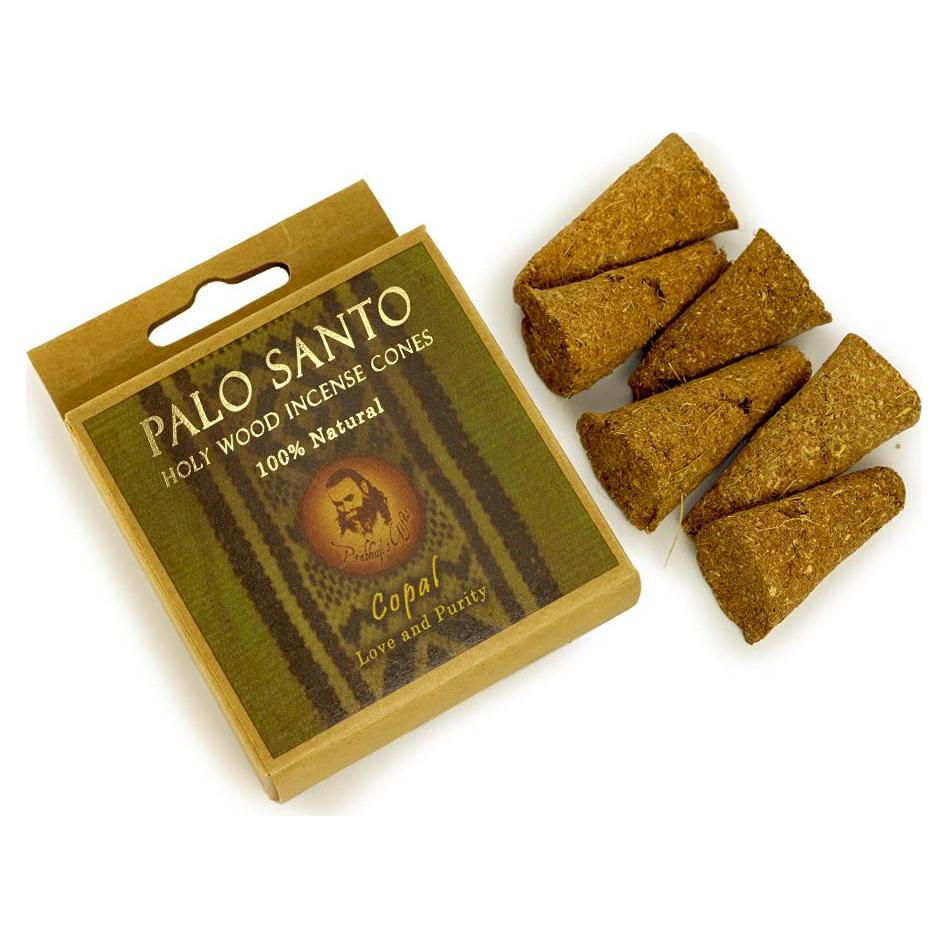Conos de Incienso Palo Santo Prabhuji's Gifts - 6 Unidades