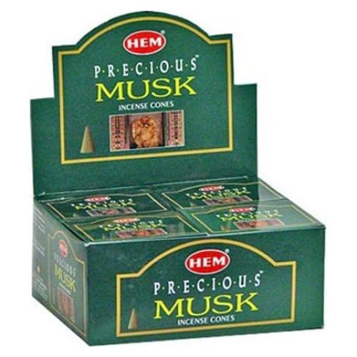 Conos de Incienso Hem Precious Musk - 40 Conos Almizcle