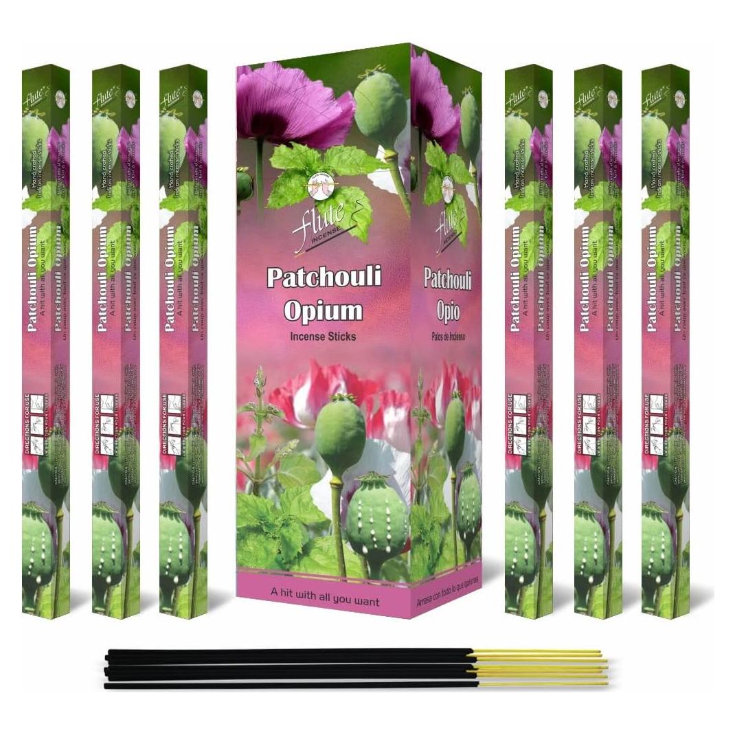 Incienso Flute Patchouli Opium 200 Varillas 22.86 cm
