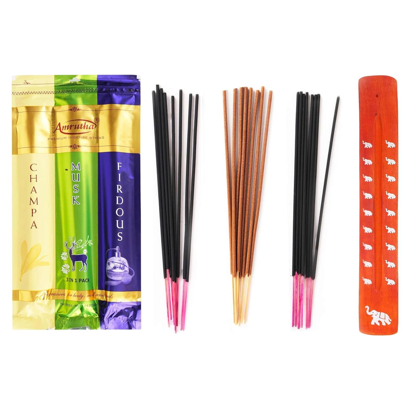 Juego de Incienso Premium Hashcart - 3 Fragancias Naturales