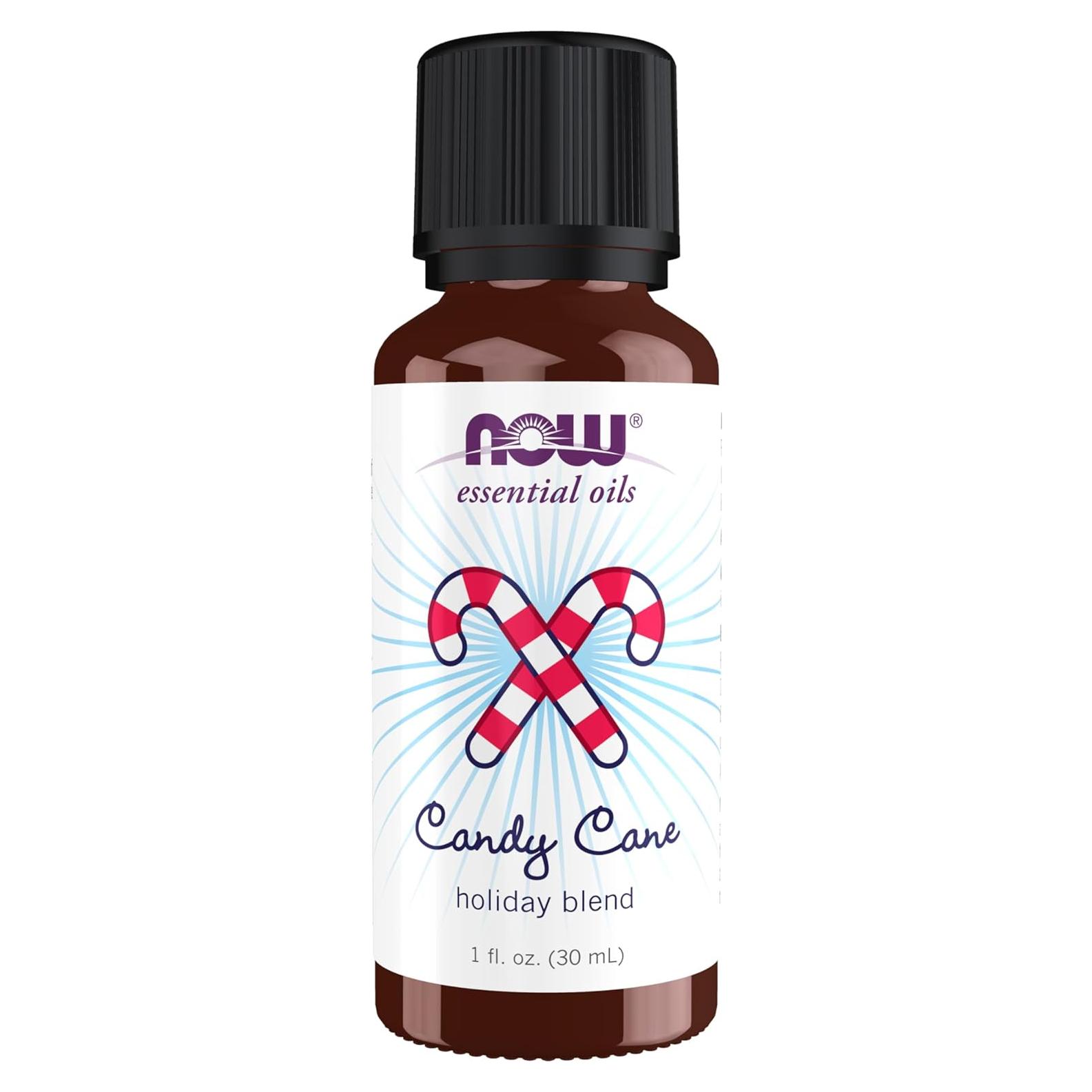 Aceite Esencial NOW Bastón de Caramelo 29.57 ml Dulce y Mentolado