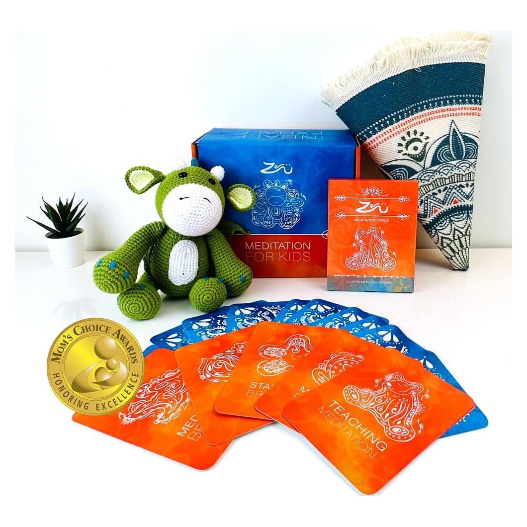 Kit de Meditación para Niños Zenuë con Alfombra Mandala