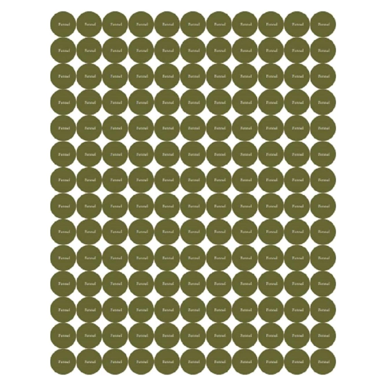 Etiquetas para Tapones de Aceite Esencial doTERRA - 154 por Hoja