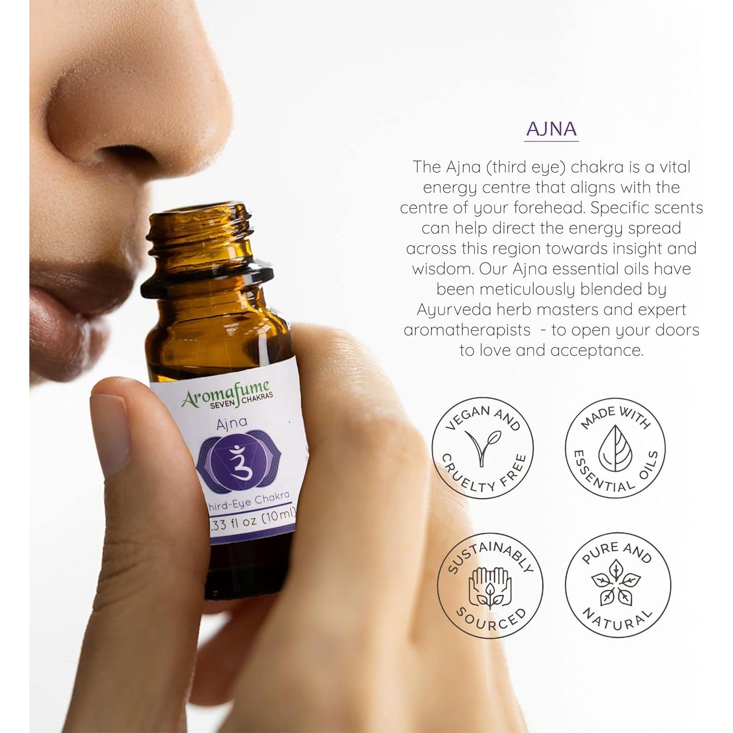Aceite Esencial Ajna Aromafume 3 x 10ml - Equilibrio Chakras