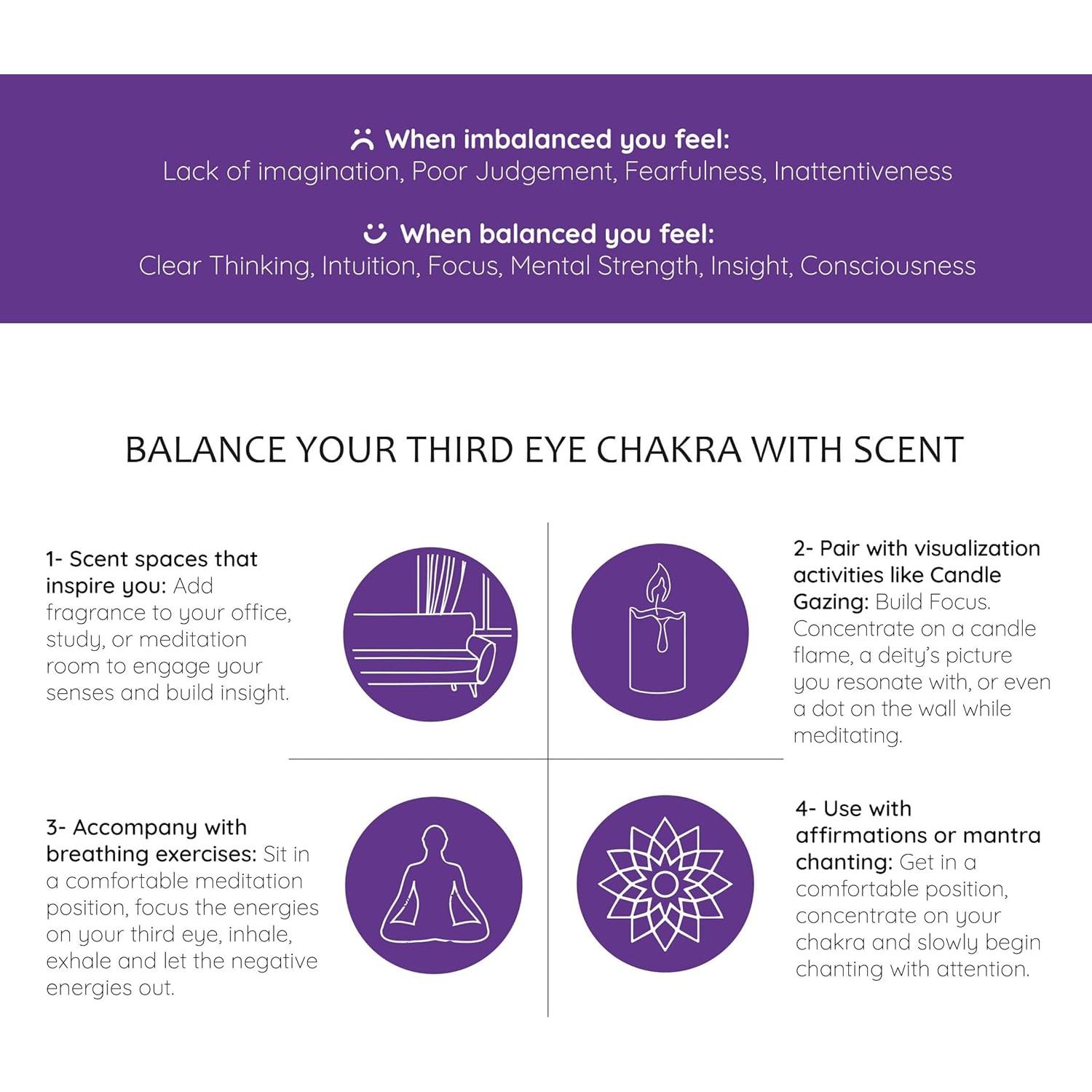 Aceite Esencial Ajna Aromafume 3 x 10ml - Equilibrio Chakras