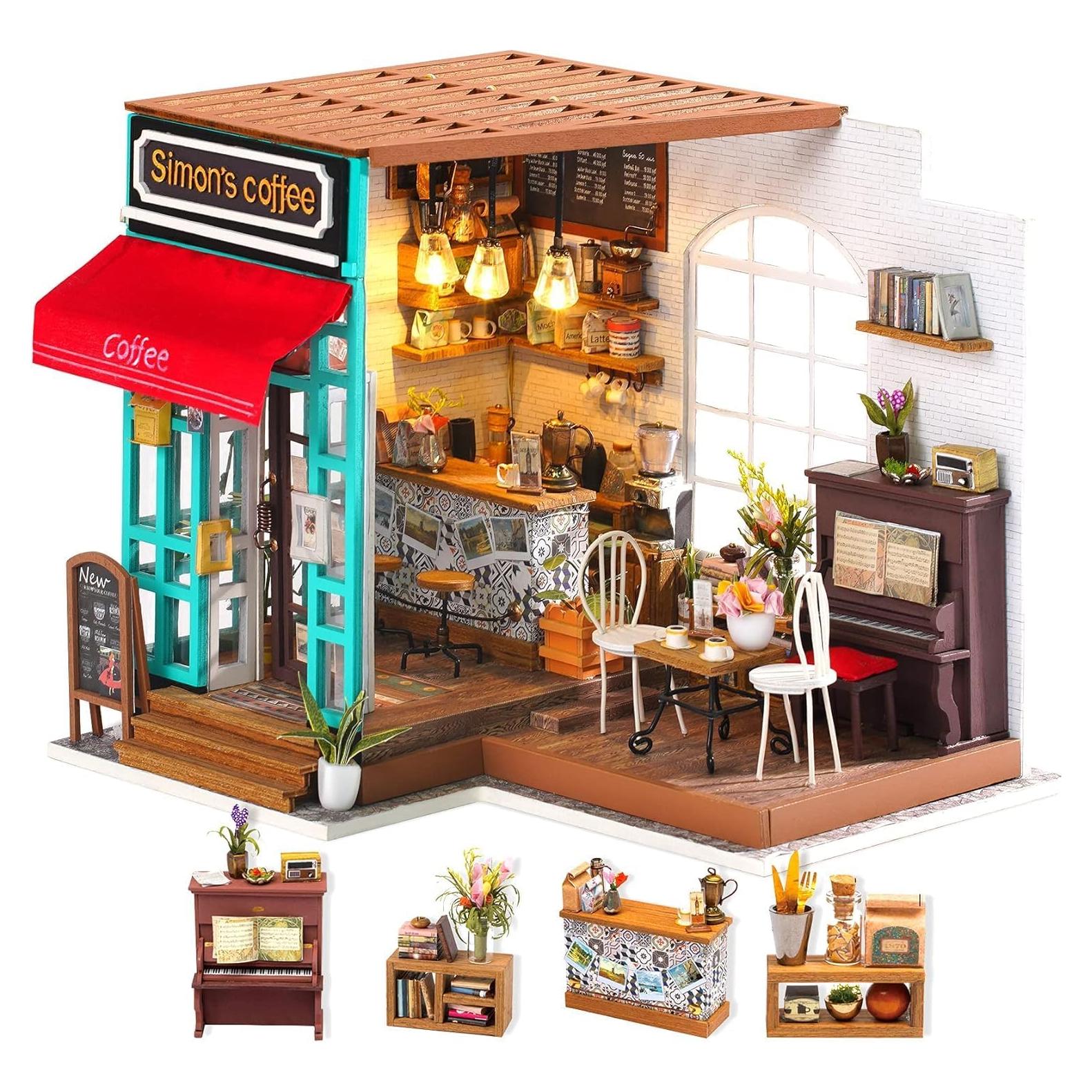 Rolife Kit Casa Miniatura DIY 21.5x17.8x19.1cm para Adultos