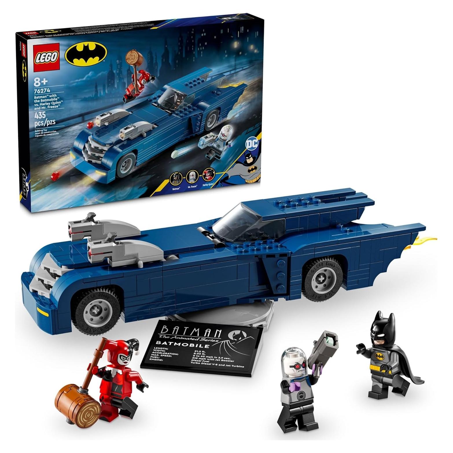 LEGO Batmobile Batman vs Harley Quinn y Mr. Freeze 76274