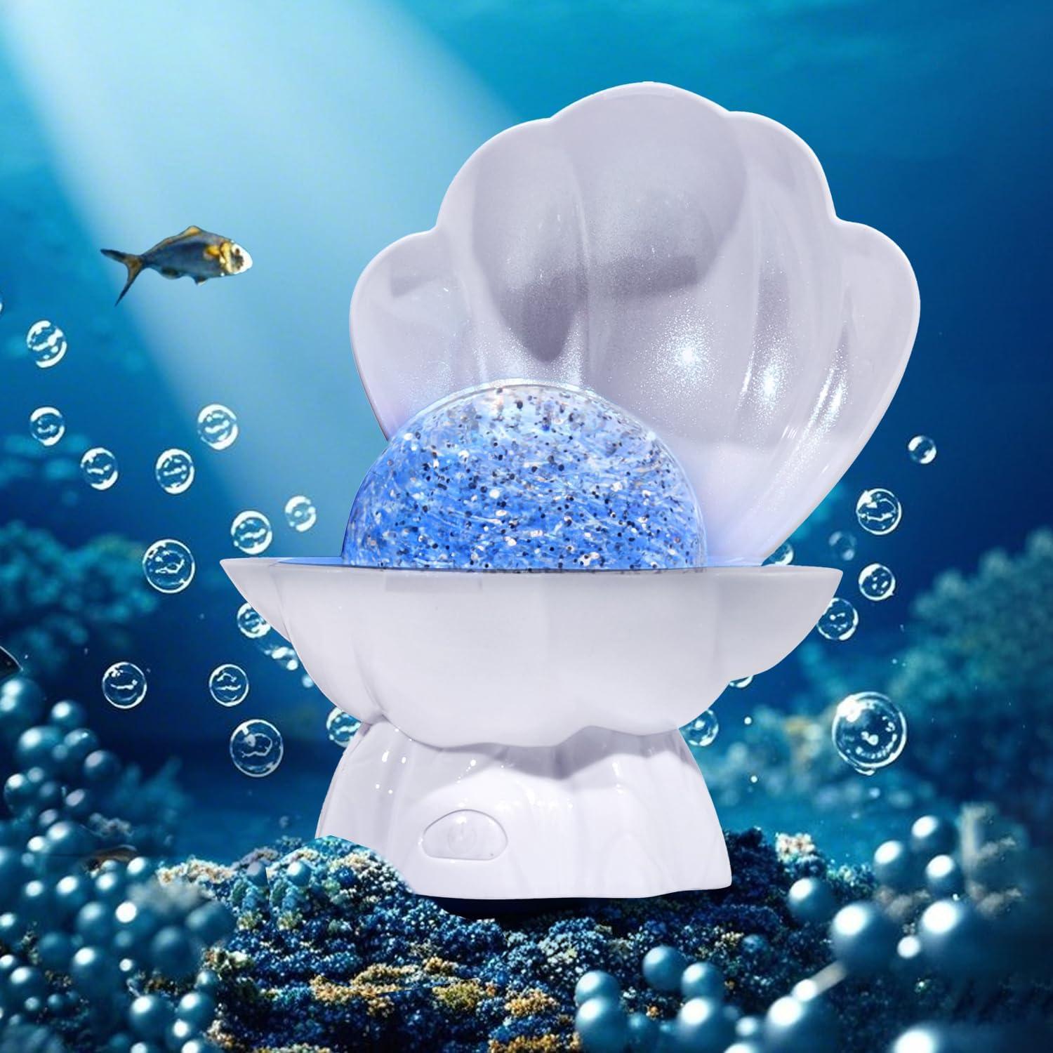 Luz Nocturna de Concha WANNALAMP 8 Colores RGB 14x16 cm