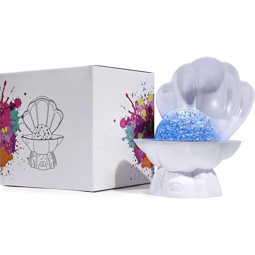 Luz Nocturna de Concha WANNALAMP 8 Colores RGB 14x16 cm