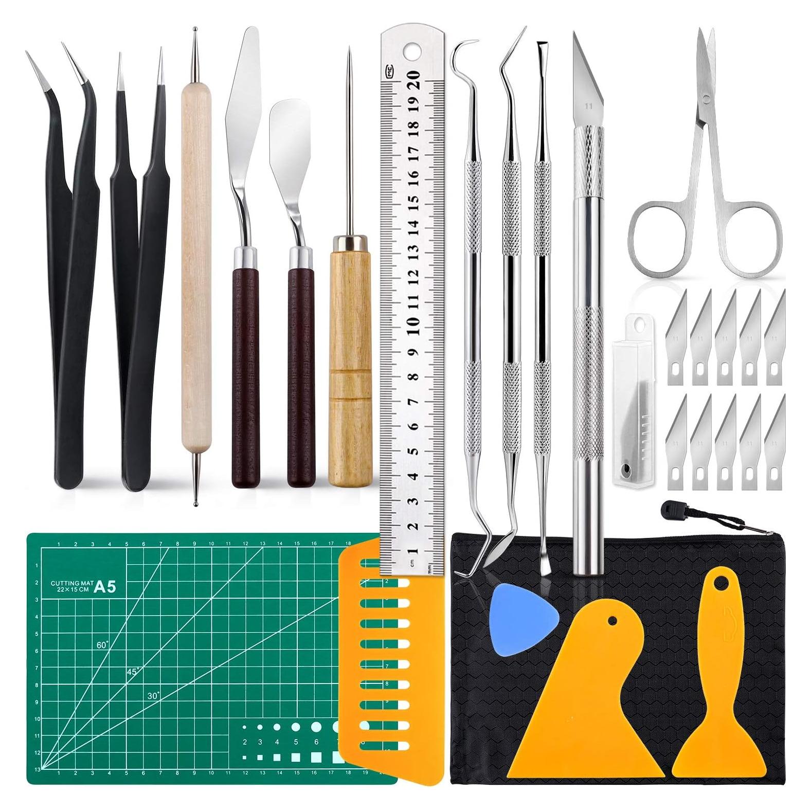 Juego de herramientas de precisión NEOACT 28 piezas para manualidades