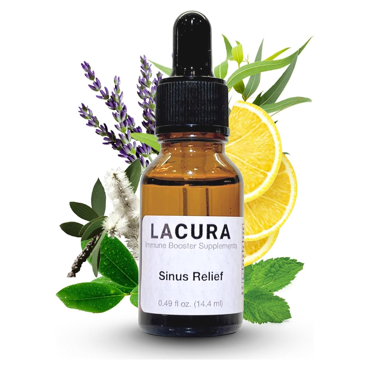 Aceite Esencial LaCura 15ml - Eucalipto y Menta para Respiración Clara