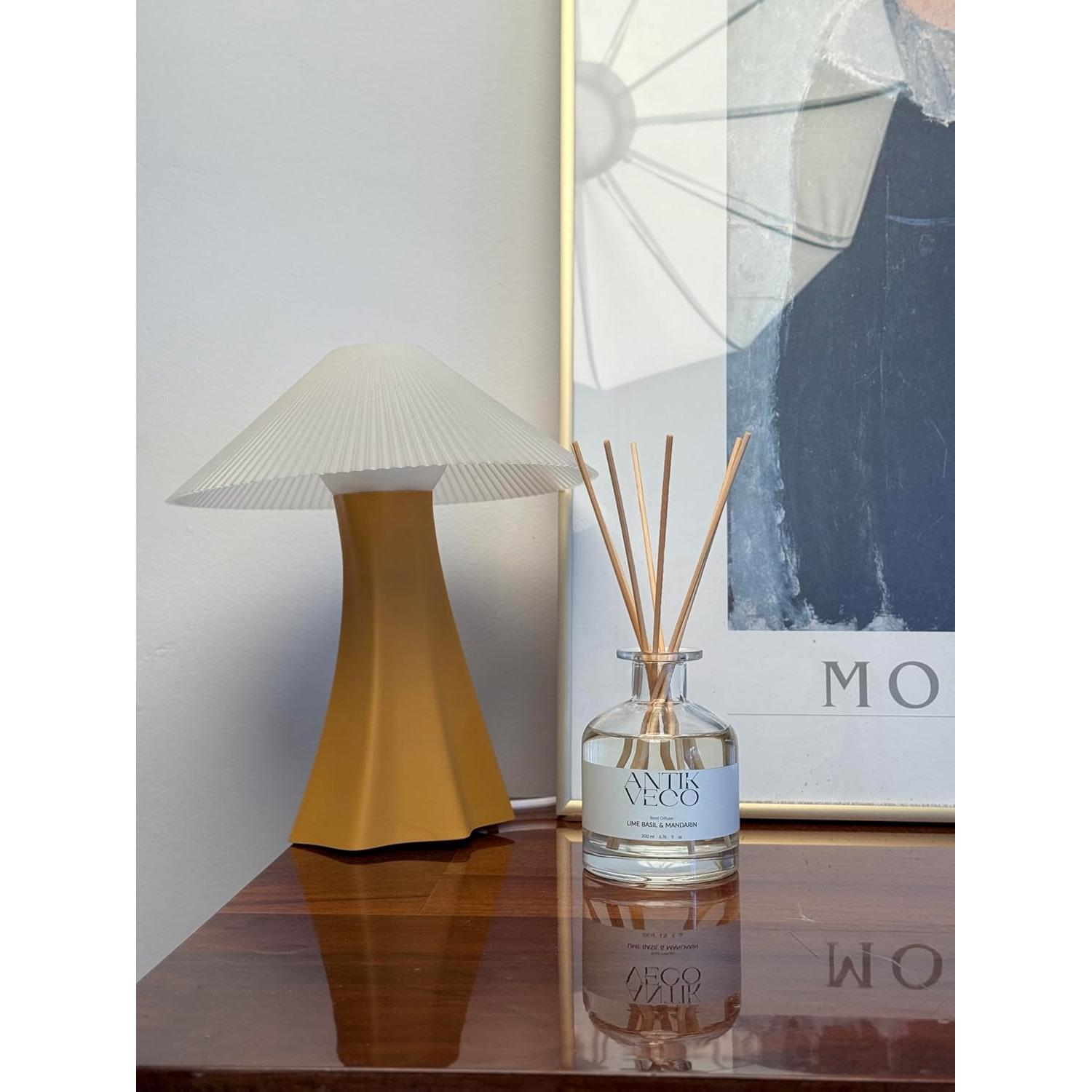 Difusor de caña ANTIKVECO Lima Albahaca y Mandarina 198 ml