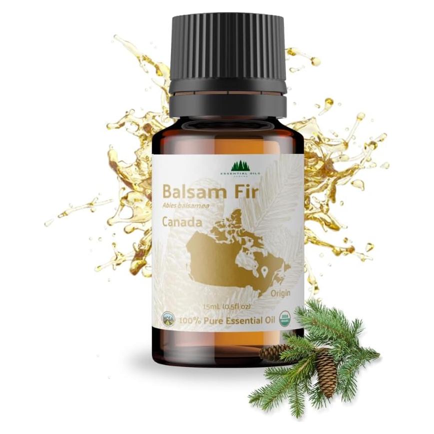 Aceite Esencial de Abeto Balsámico Orgánico 15ml - Nature Packaged