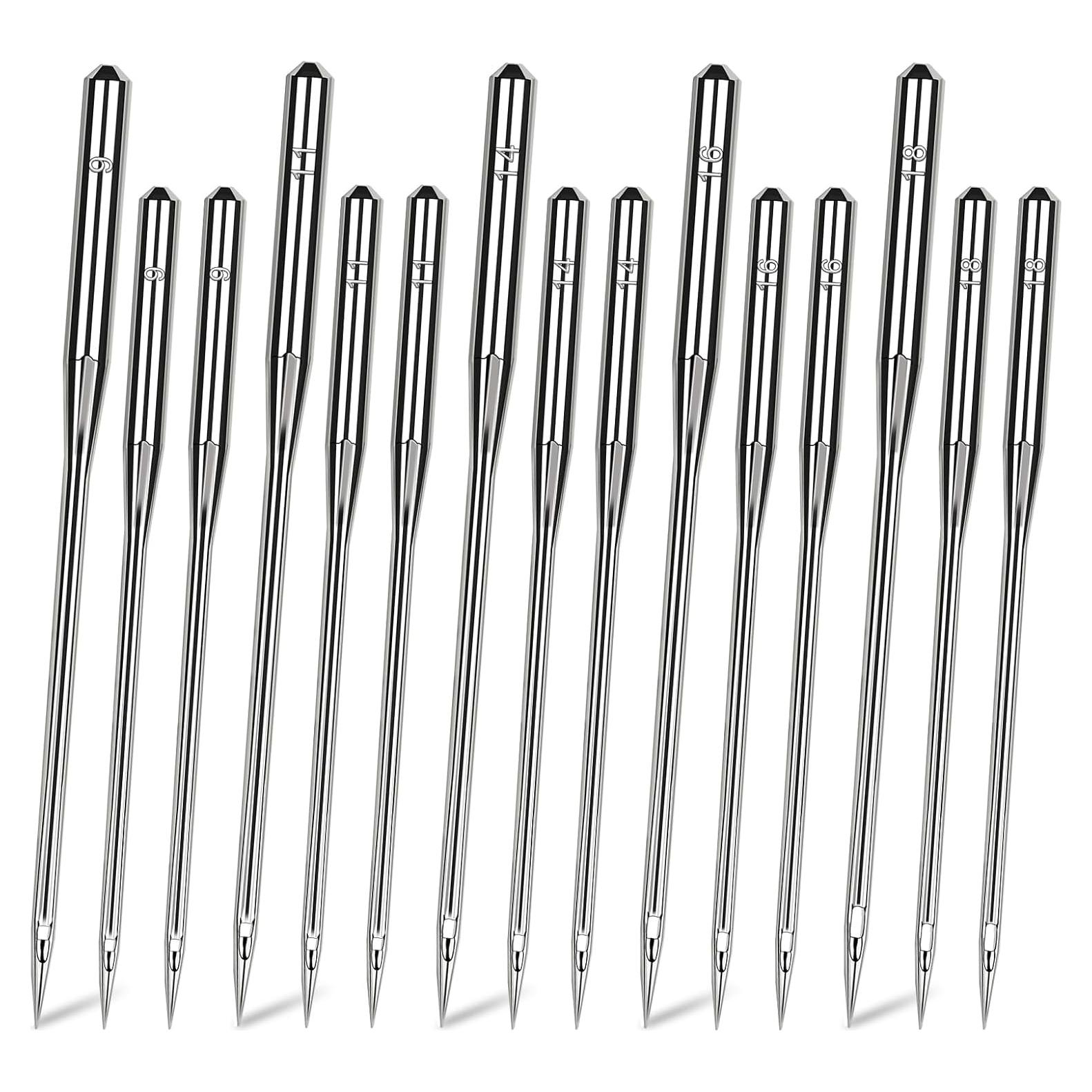 50 Agujas de Máquina de Coser Universales HAX1 - Variadas 65/9 a 110/18