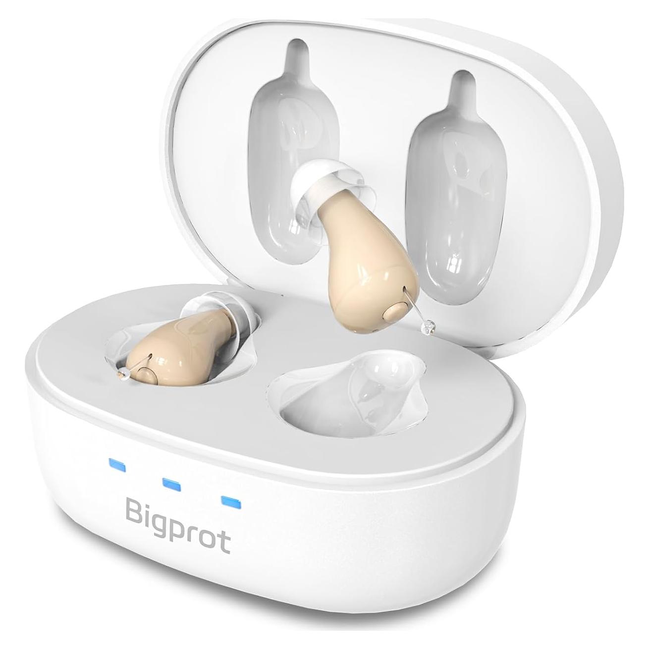 Ayudas Auditivas Recargables BIGPROT Mini Invisibles 100h