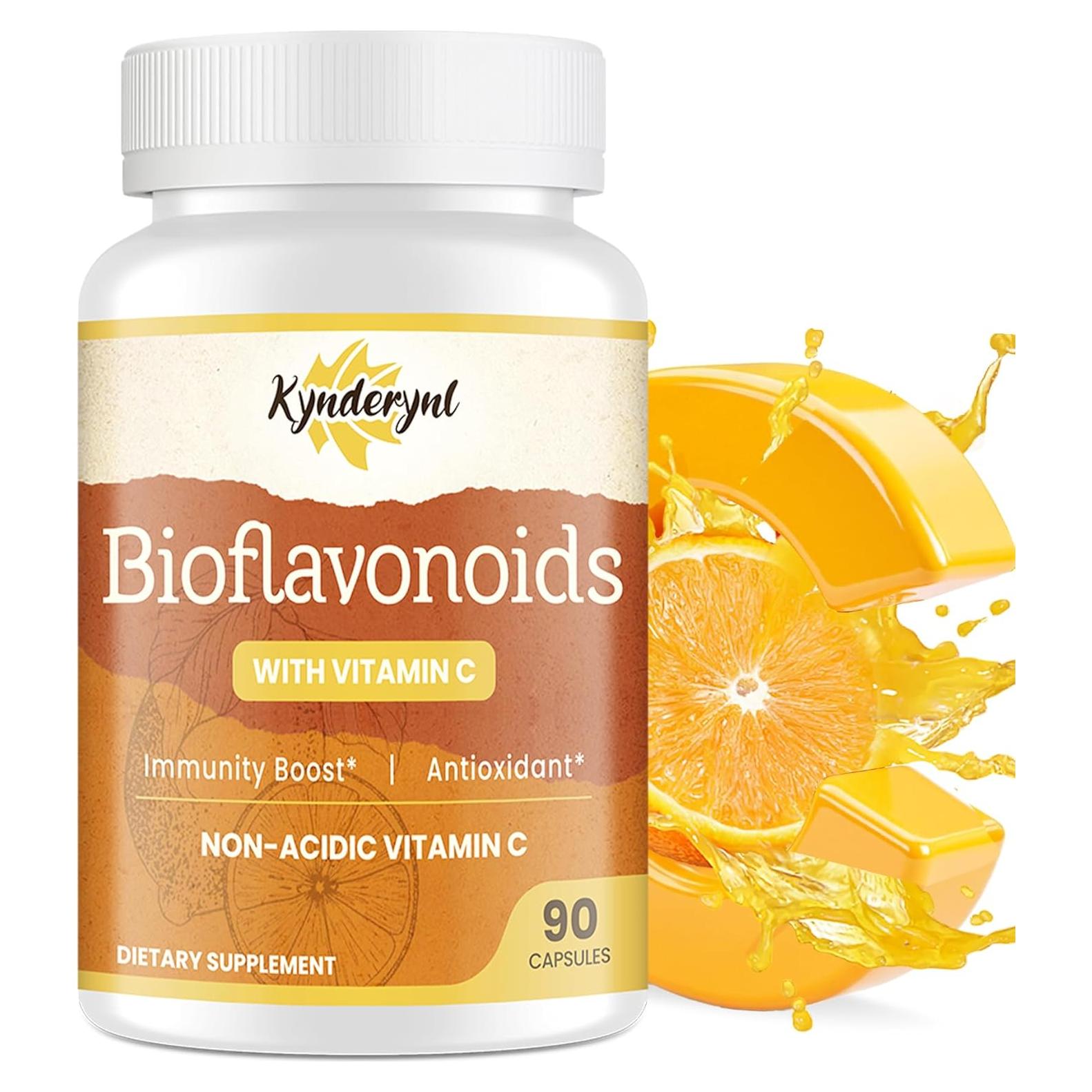 Suplemento de Vitamina C Kynderynl 1000mg 90 Cápsulas Veganas