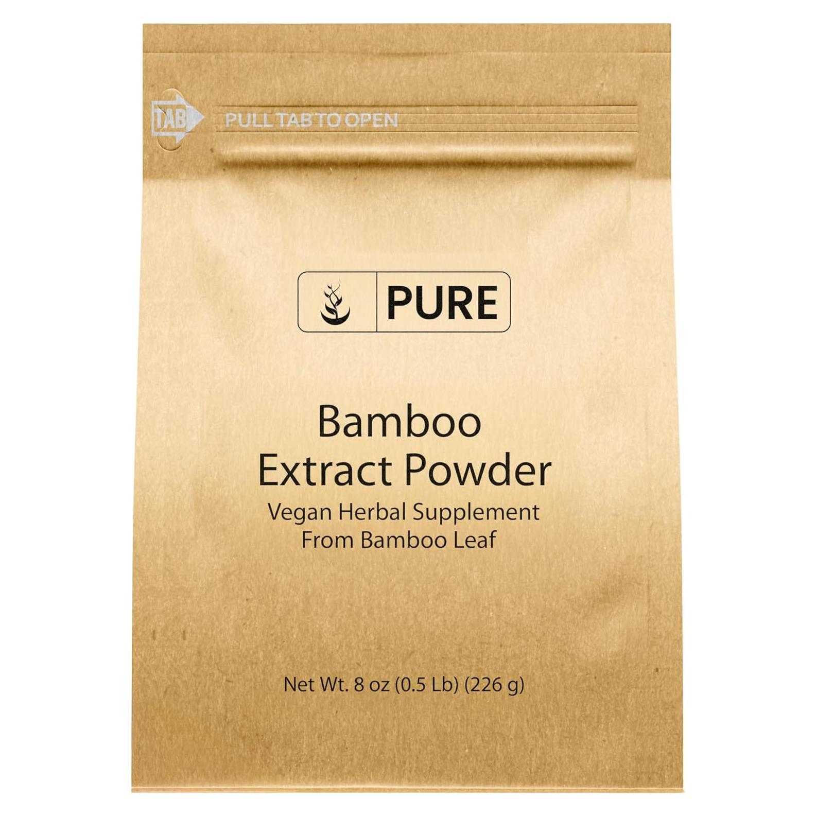 Extracto de Bambú Ingredientes Originales Puros 227g No OGM