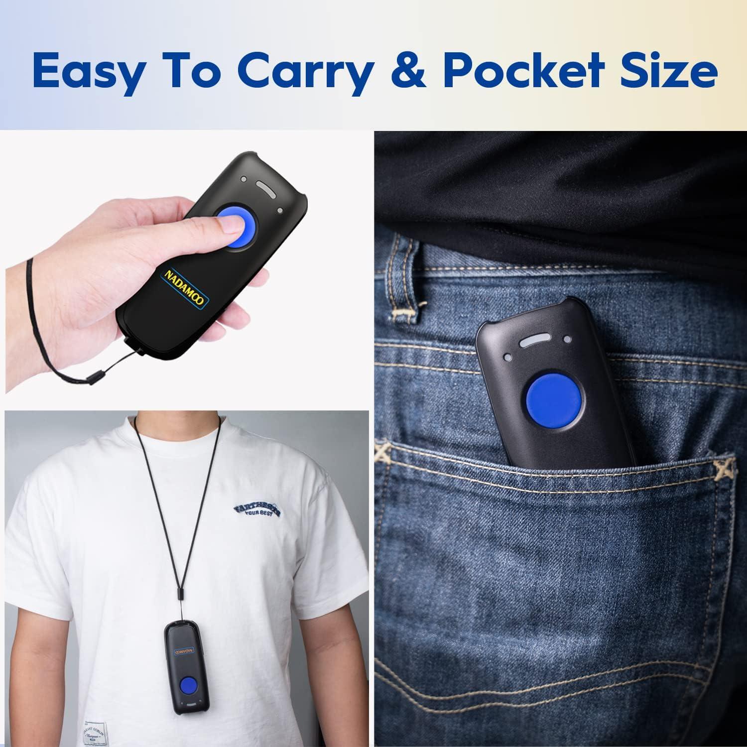 Escáner de Código de Barras Inalámbrico NADAMOO CCD Bluetooth