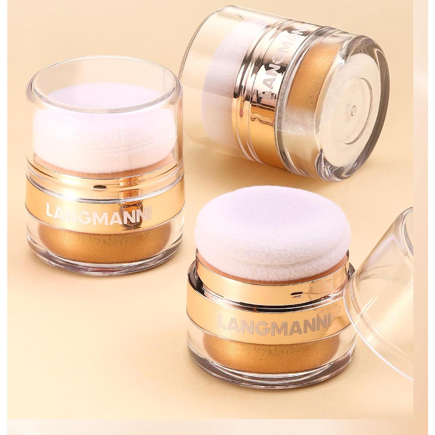 Polvo Iluminador Corporal Hada 31g Marrón Dorado - Brillo Natural