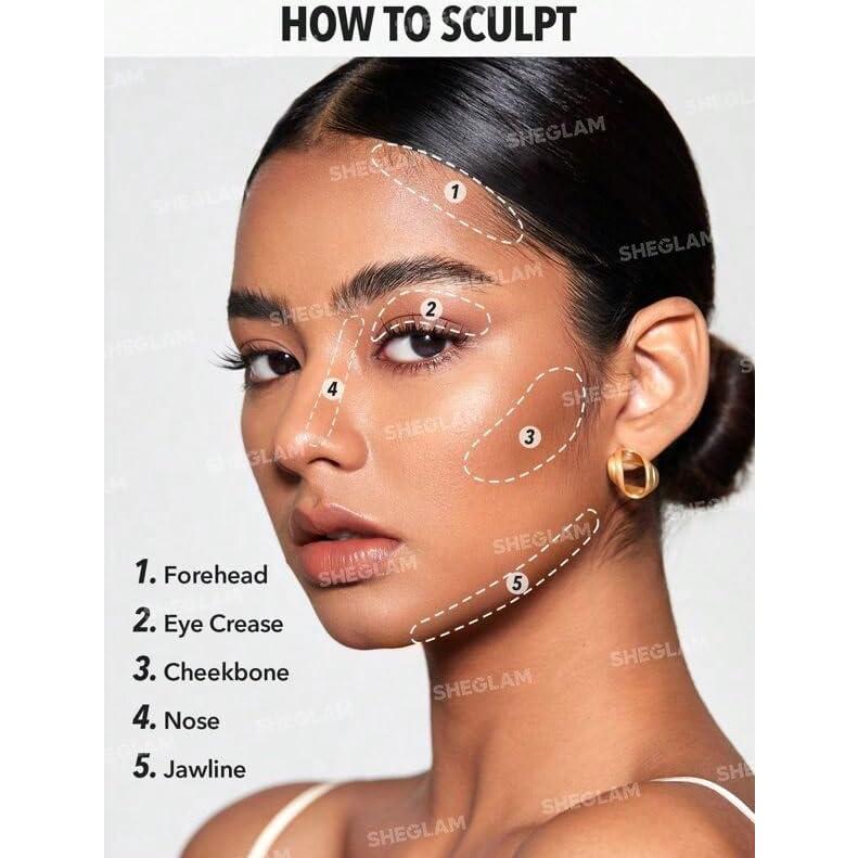 Crema Contorno SHEGLAM Terracota Larga Duración Resistente al Sudor