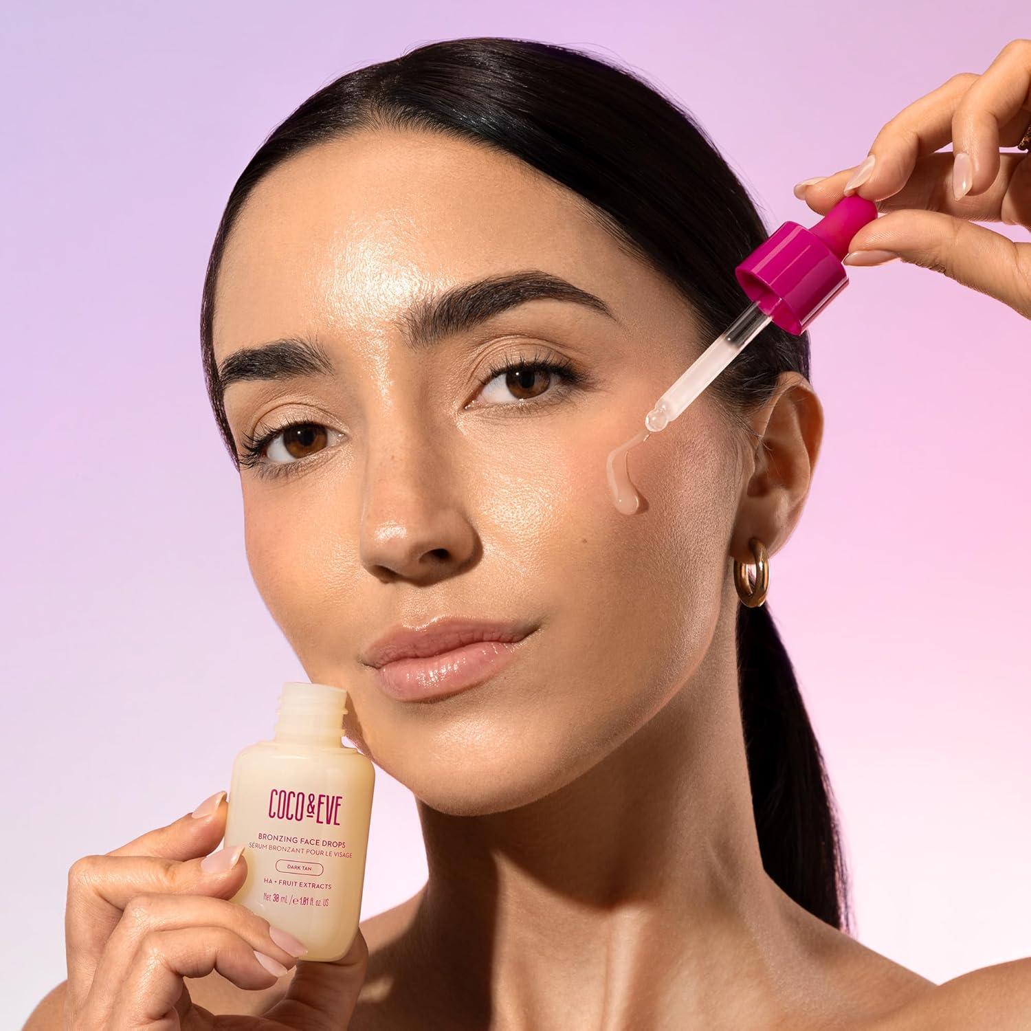 Coco & Eve Bronceador Facial Hidratante 29.57 ml Brillo Medio