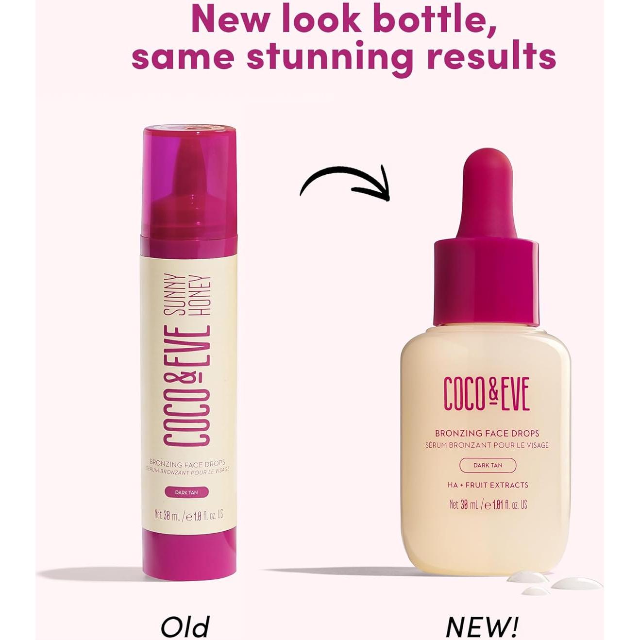 Coco & Eve Bronceador Facial Hidratante 29.57 ml Brillo Medio