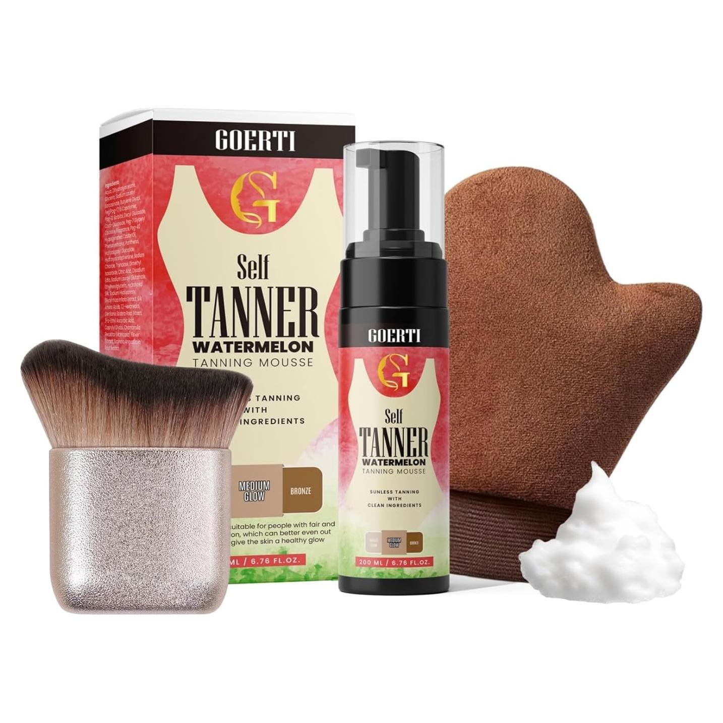 Mousse Autobronceador Natural con Aplicador - Bronceado Medio 1.5h