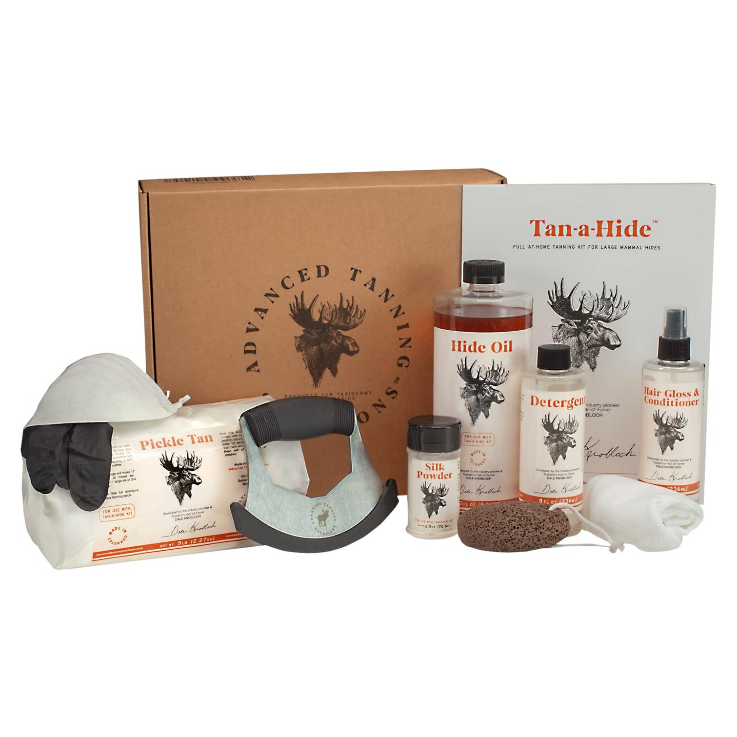 Kit de Curtido Tan-a-Hide Advanced Tanning Solutions - Pieles de Ciervo y Alce